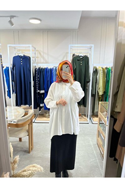 Nuss 3001 Oversize Buttoned Shirt Ecru