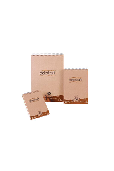 Generic Brand لوحة مذكرات ملونة حادة Dekokraft مخططة حلزونية A4 100 YP 144001...