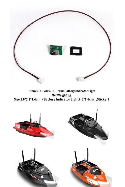 HobbyRcModels Flytec V802Pro, V803Basic ve V803Pro Modellerine Uyumlu Balık, ...