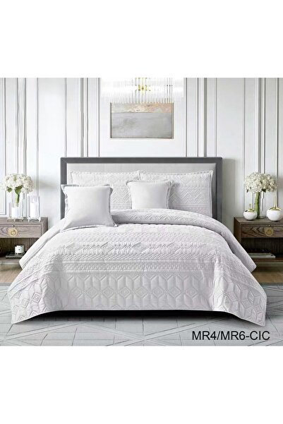 miral Al-Hanouf Double Bedspread Set, Plain Compressed, 6 Pieces: Comfort and...