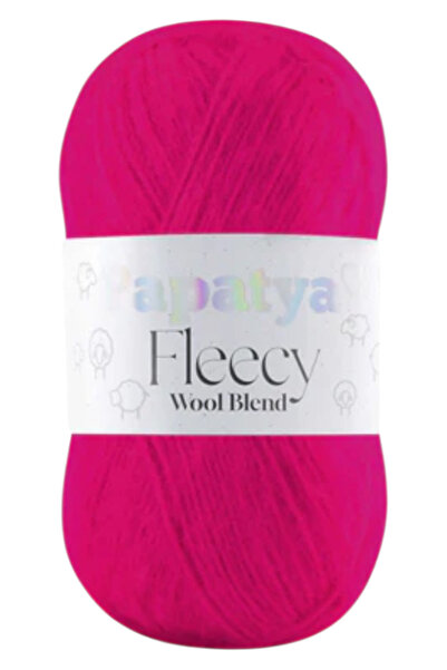 bi ters bi düz Papatya Fleey Wool Blend Neon Angora (No: 4370)