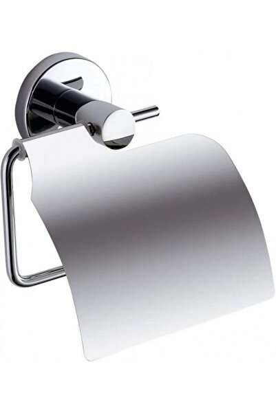 Gedy Paper Holder with Lid, Gedy, Felce, Glossy Chrome