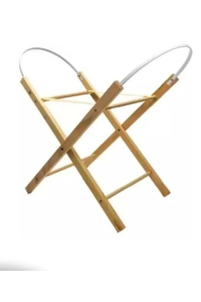 ZEE STAR Wooden Moses basket holder, wooden color