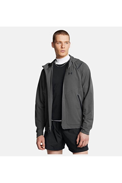 Under Armour Ua Unstoppable Jacket Lc Antrasit Erkek Sweatshirt 1389354-025