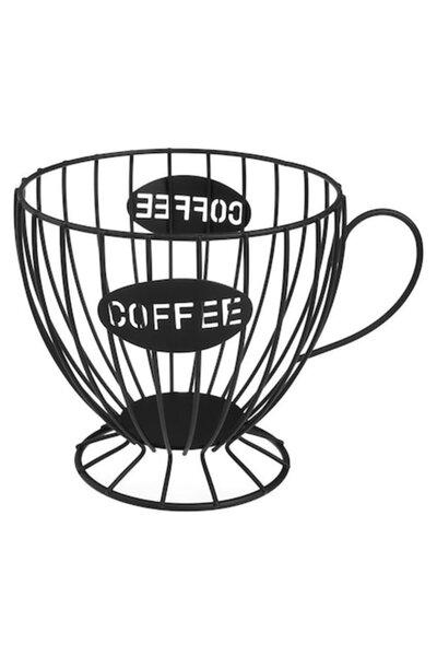 ivokid Organizator universal pentru capsule de cafea, metalic, 15x14cm, negru