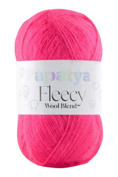 bi ters bi düz Papatya Fleey Wool Blend Neon Angora (No: 4060)