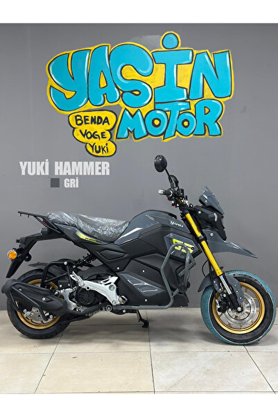 Yuki HAMMER 50CC/125 CC ÖZEL ÜRETİM KORUMA DEMİRİ GRİ