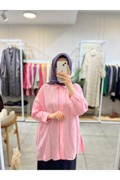 Nuss 3001 Oversize Buttoned Shirt Candy Pink