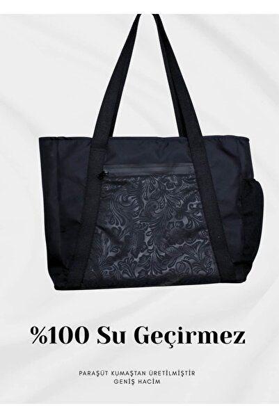 %100 Su Geçirmez Lacivert Omuz Çantası