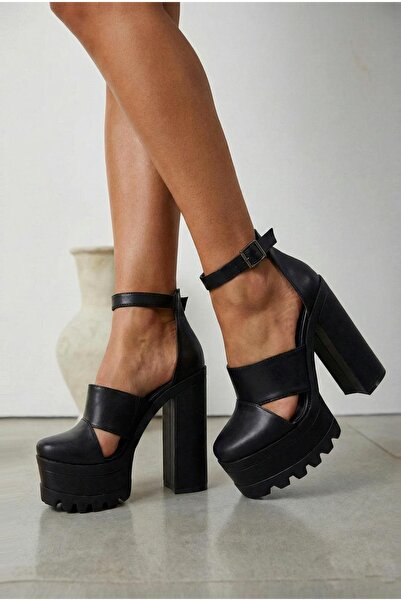 Modanizm Riden Black High Heeled Shoes