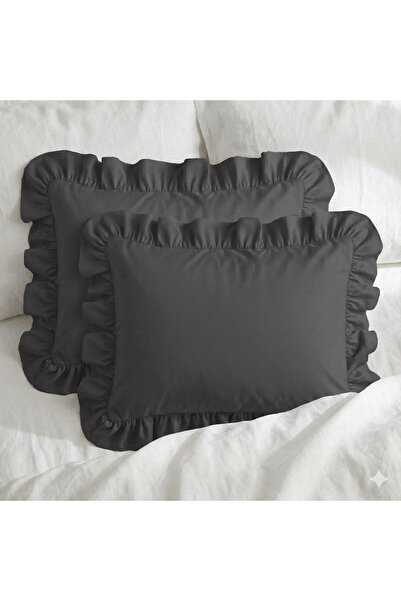 Sabia 100% Cotton 62 Thread Count (155 Tc) Ruffled Pillowcase Set