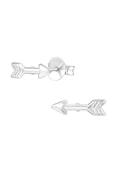 BIJUTERIA NEAGRA 925 Silver Arrow Earrings