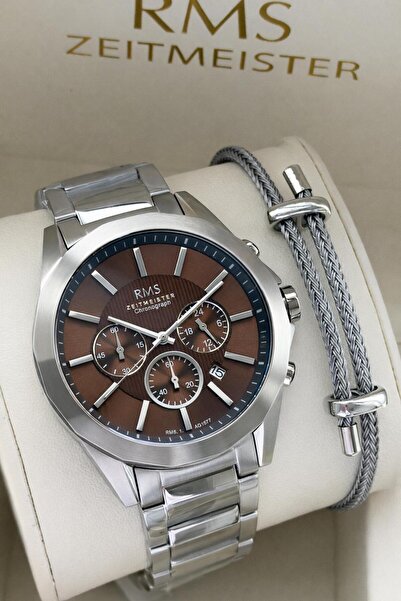 RMS Romanson Inner Functions Active Italian Design Wristwatch Gifted with Bra...