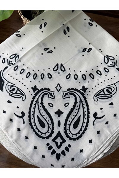 My Joyas Design Anatolian Dream Krem Etnik Desenli Şal 90*90