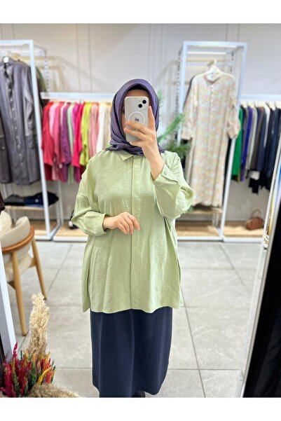 Nuss 3001 Oversize Buttoned Shirt Menta