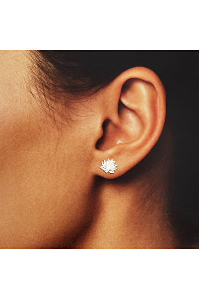 BIJUTERIA NEAGRA 925 Sterling Silver Lotus Earrings