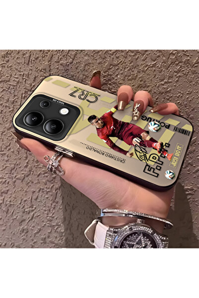 Hontinga حافظة هاتف Redmi Note 13 متوافقة مع الحواف السيليكونية الصلبة والمضا...