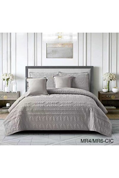 miral Al-Hanouf Double Bedspread Set, Plain Compressed, 6 Pieces: Comfort and...