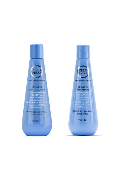 Zero Frizz KERATIN CONDITIONER AND SHAMPOO COMBO PACK
