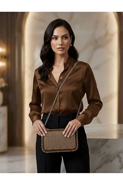 marinora Taşlı Mini Çapraz askılı çanta