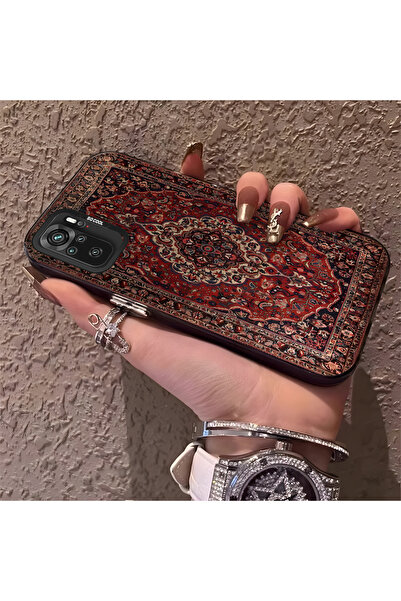 Hontinga غطاء هاتف متوافق مع Poco M5S مصنوع من السيليكون ذو حافة منقوشة وظهر ...