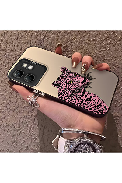 Hontinga حافظة هاتف Infinix Smart 9 متوافقة مع الحواف السيليكونية الصلبة والم...