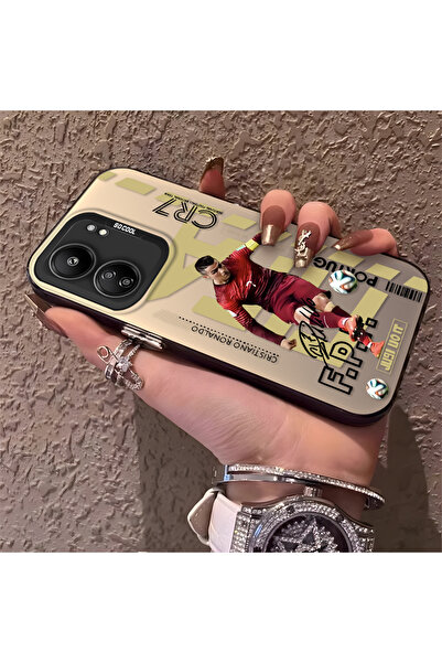 Hontinga حافظة هاتف Poco C65 متوافقة مع الحواف السيليكونية الصلبة والمضادة لل...