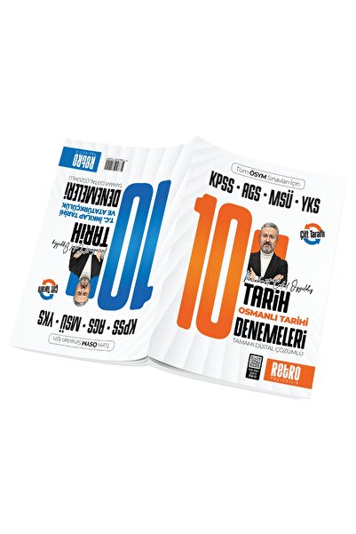 RETRO YAYINCILIK TÜM ÖSYM SINAVLARI İÇİN OSMANLI TARİHİ 10 DENEME - İNKILAP T...