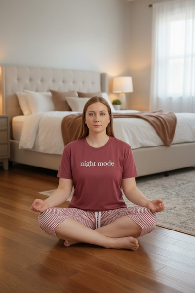 Mihra Σετ πιτζάμες Κάπρι από μαλακό ύφασμα Milan μεγάλου μεγέθους 771