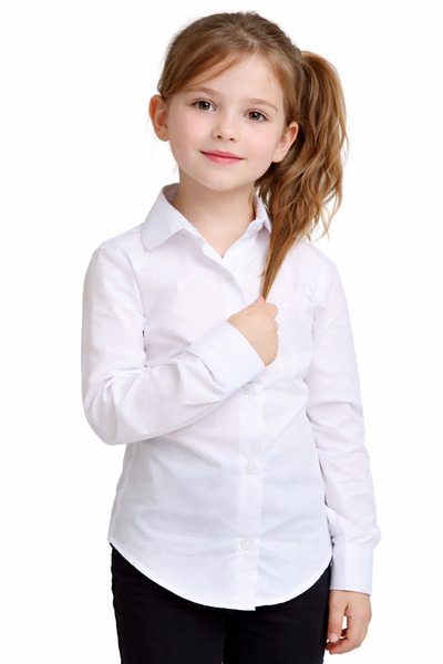 Nacar 23 Nisan 29 Ekim Gösteri Kıyafeti Kız Çocuk Klasik Gömlek Pamuklu Uzun ...