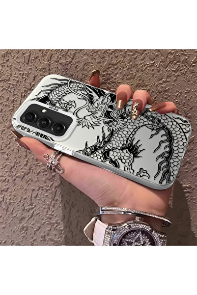 Hontinga حافظة هاتف سامسونج جالاكسي A16 متوافقة مع حافة السيليكون الصلبة ومضا...