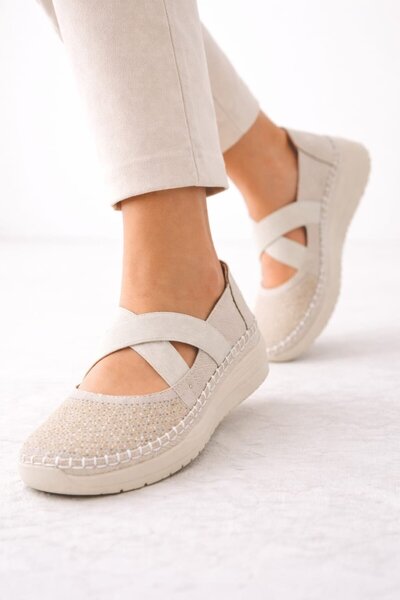 Slipcat Ортопедични удобни дамски обувки за ходене с кръстосани гумени ремъци