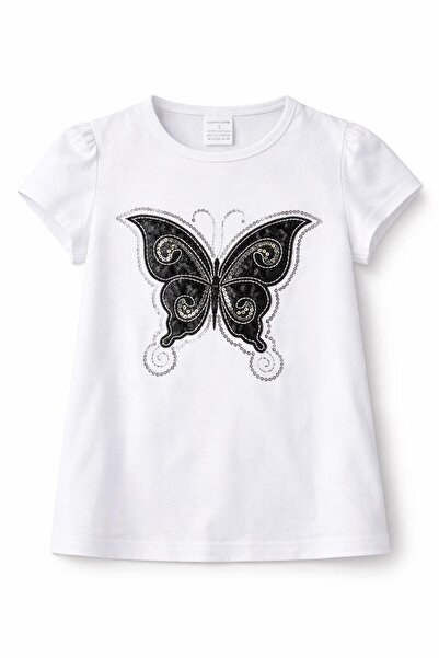 Kuraff Giyim Stylish T-Shirt with Special Design for Our Mini Girls
