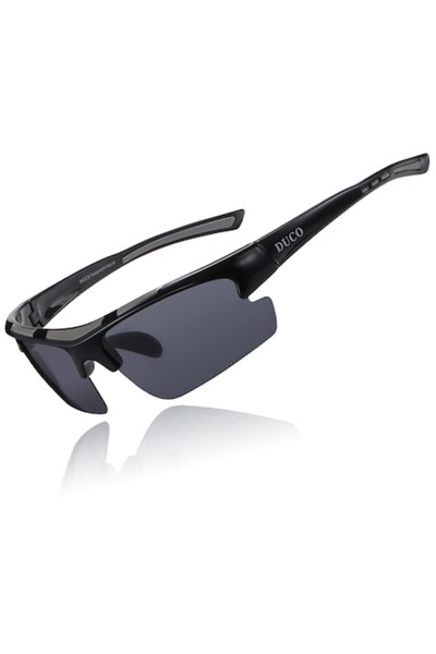 duco Men's Polarized Sports Sunglasses for Cycling Fishing Golf TR90 Super Li...
