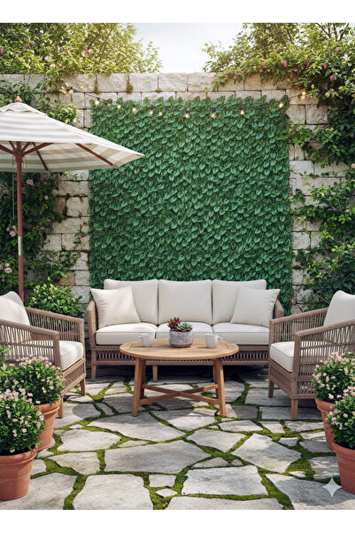 Ebruli hediyelik Yapay Gerçekçi Sarmaşık Çit, Bahçe Çiti, Balkon Çiti, Duvar ...