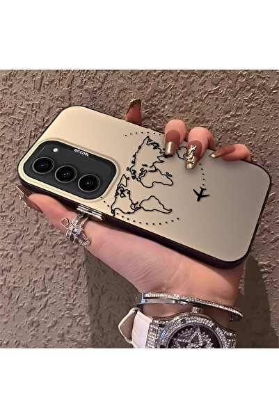 Hontinga حافظة هاتف سامسونج جالاكسي S23 متوافقة مع حافة السيليكون الصلبة ومضا...