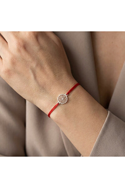 BIJUTERIA NEAGRA Martisor Bracelet with Mandala in 925 Silver