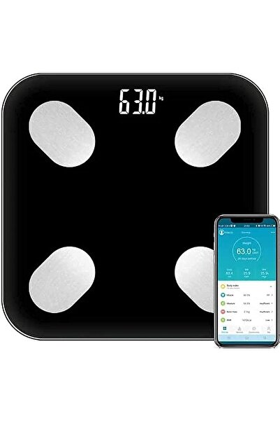 Roomlyne ميزان الجسم - ميزان إلكتروني ذكي لقياس الدهون بتقنية البلوتوث