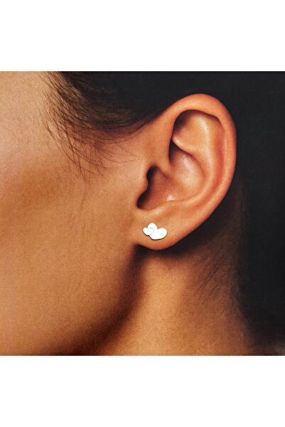 BIJUTERIA NEAGRA 925 Sterling Silver Earrings Connected Hearts