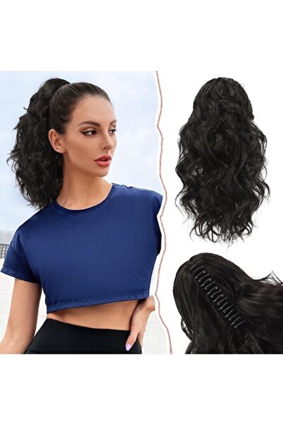 Sofeiyan Claw Clip in Ponytail Extension, 33cm Long Curly Ponytail
