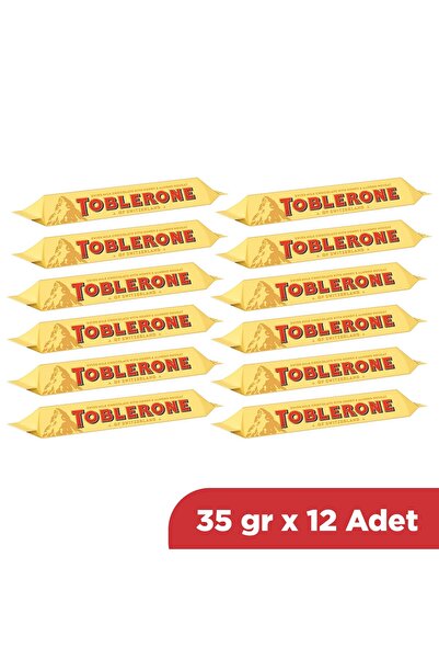 Toblerone Sütlü Çikolata 35 Gr x 12 Adet