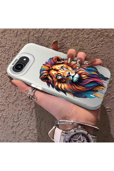 Hontinga iPhone 16E Compatible Silicone Edge Hard Back Anti-Fall Phone Case P...