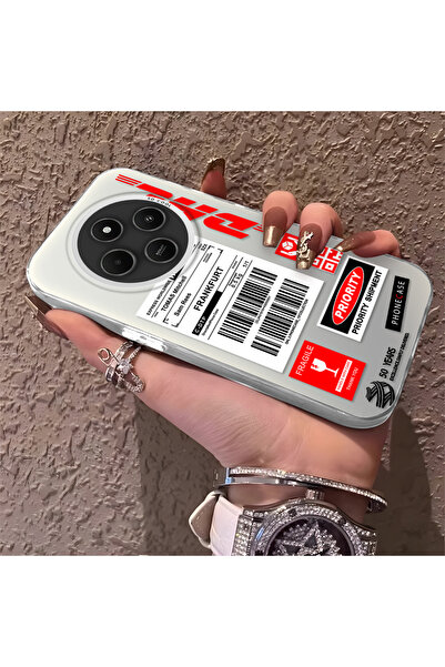 Hontinga غطاء هاتف Redmi 14C 4G متوافق مع شبكة الجيل الرابع، مصنوع من السيليك...