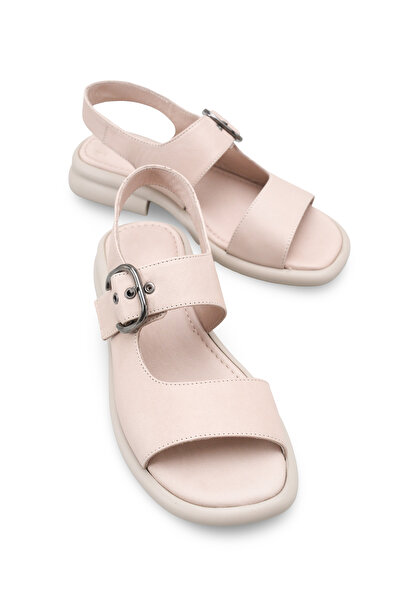 Solo Bag Women's Genuine Leather Strappy Buckle Detailed Daily Comfortable So...