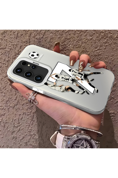 Hontinga حافظة هاتف سامسونج جالاكسي S23 الترا متوافقة مع حافة السيليكون الصلب...