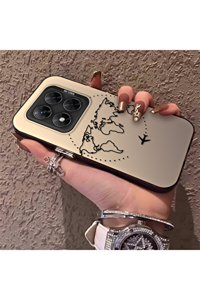 Hontinga حافظة هاتف Poco X7 5G متوافقة مع السيليكون ذات الحواف الصلبة والمضاد...