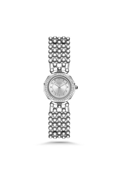 catera A women's steel watch, an ideal choice, in silver with a white dial.