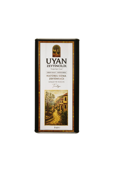 UYAN ZEYTİNCİLİK TRİLYE ERKEN HASAT SOĞUK SIKIM NATÜREL ZEYTİNYAĞI 5 LT.
