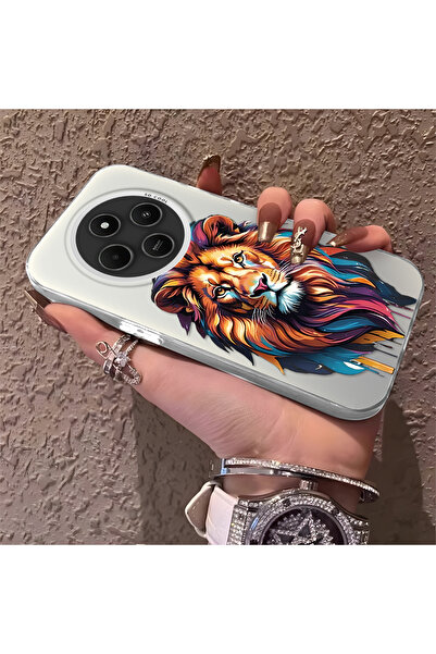 Hontinga غطاء هاتف Redmi 14C متوافق مع حافة السيليكون الصلبة والمضادة للسقوط ...