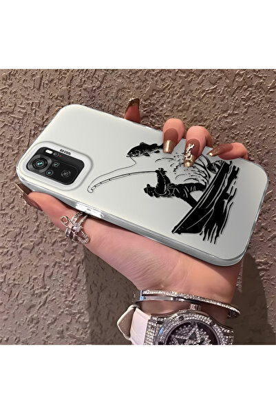 Hontinga حافظة هاتف Poco M5S متوافقة مع الحواف السيليكونية الصلبة والمضادة لل...